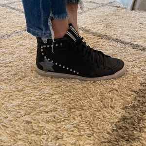 Golden Goose Inspired Slides.  Shu Shop Brand. Size 8.5.  Like new!